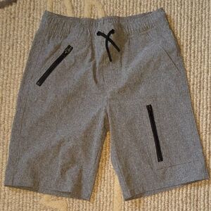 Cat & Jack Gray Kids Shorts with Black Zippers